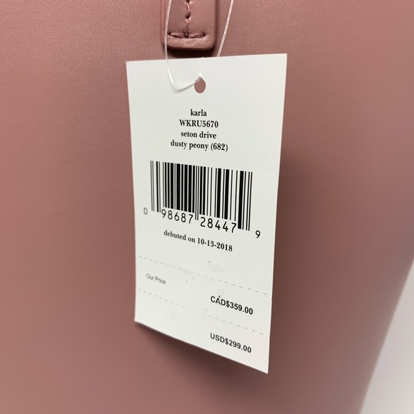 β Kate spade seton drive dusty peony tote glitter - Picture 6 of 7